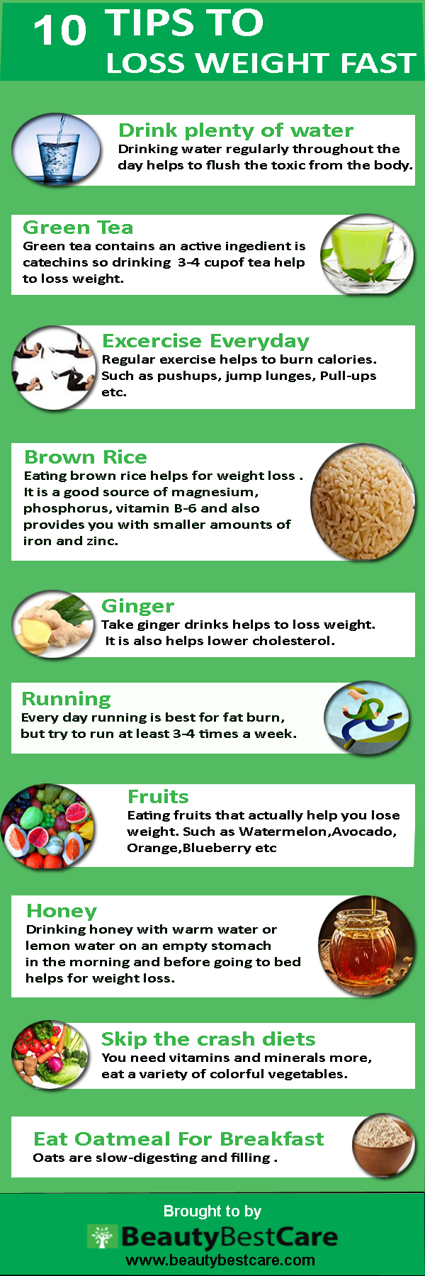 17 Weight Loss Tips For Women [Infographic] - BeautyBestCare