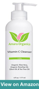 Amara organic men face wash