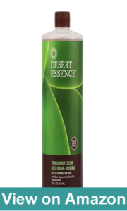 Desert Essence face wash for men