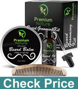 premium nature beard grooming kit