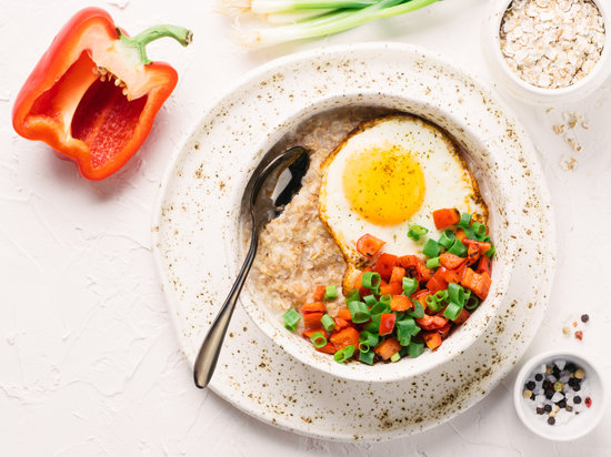 Bell Pepper with Oatmeal