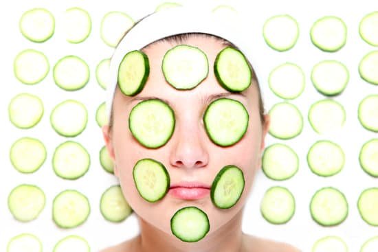 Cucumber face mask