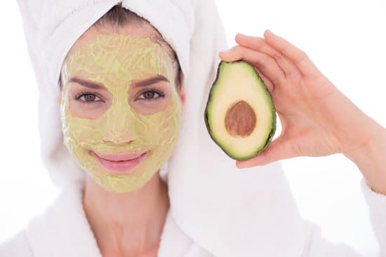 Homemade avocado face mask