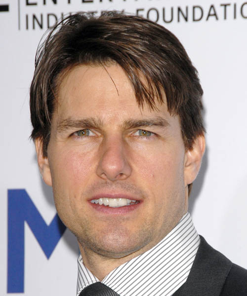 Tom Cruise Short Straight Hairstyle