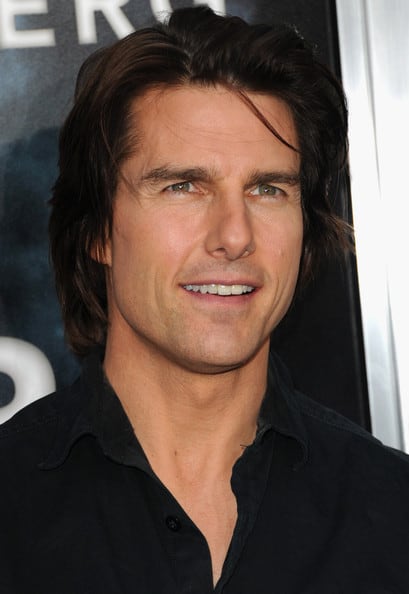 Tom Cruise Sleek and Casual Hairstyle