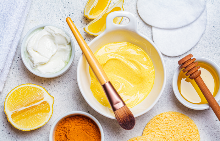 turmeric glow face mask