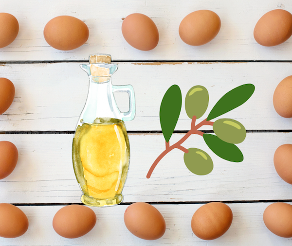 Egg And Olive Oil